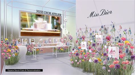 dior pop up garden|miss Dior millefiori garden party.